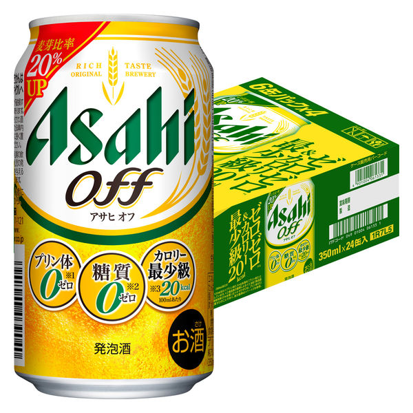 ビール類 発泡酒 アサヒオフ 350ml 1箱（24本） - アスクル