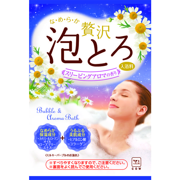 お湯物語 贅沢泡とろ 入浴料 泡風呂 スリーピングアロマの香り 30g 1