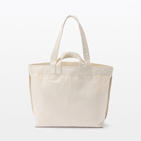 無印良品 帆布 持ち手が二つある トートバッグ 生成 良品計画 無印良品 帆布 持ち手が二つある トートバッグ 生成 良品計画