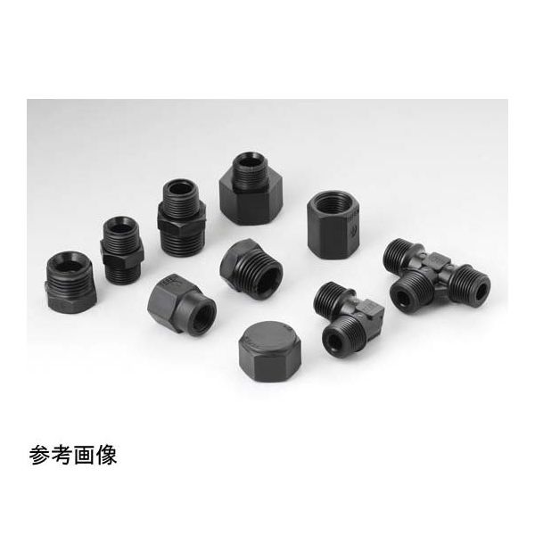 アズワン TEFEN PP ネジ継手 アダプター R3/8×Rc1/2 67-3082-67 1個