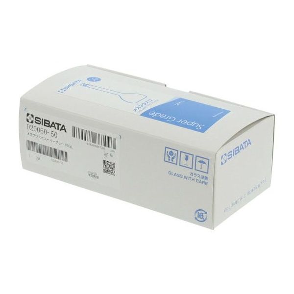 柴田科学 メスフラスコ(全量フラスコ・スーパーグレード)透明 50mL