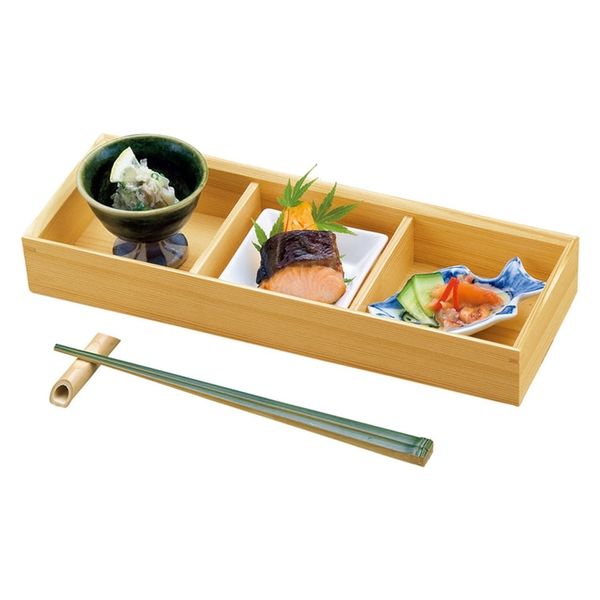 ヤマコー 木和美・ミニ三ツ切弁当 27098 1個（直送品） アスクル