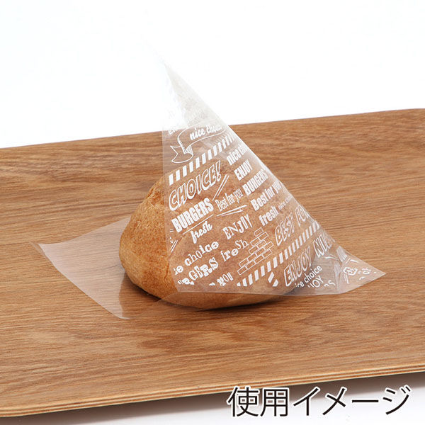シモジマ 食品用パック OPPバーガー袋 12ー12 エンジョイ