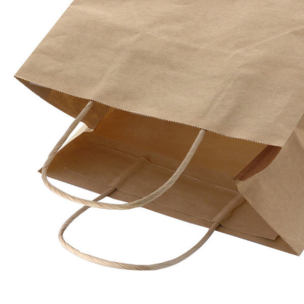 シモジマ 手提げ紙袋 オブロングバッグ 23ー15 未晒無地 4901755570311