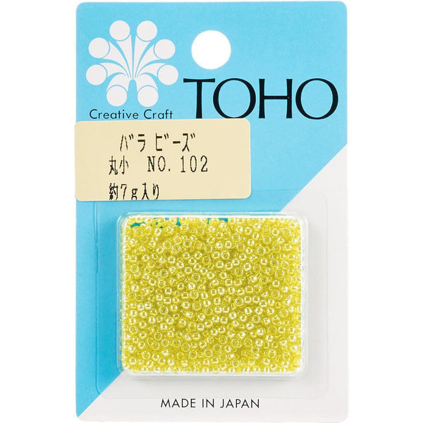 Amazon.co.jp: TOHO 特大ビーズ 2束入り 糸通しビーズ 外径約5.5