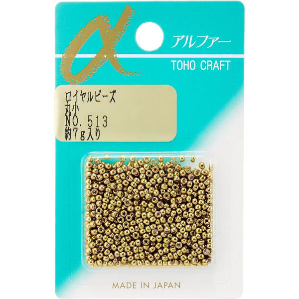 TOHO ロイヤルビーズ 丸小 αバラパックビーズ 外径約2.2mm 約7g入り No