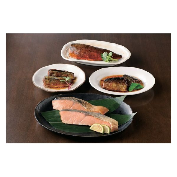 大阪・活黒 簡単便利煮魚・焼魚詰合せ 14163018 1個（直送品） - アスクル 