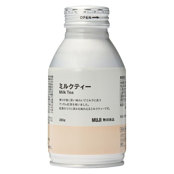 無印良品 ミルクティー 280g 1セット（1本×24） 良品計画 - アスクル
