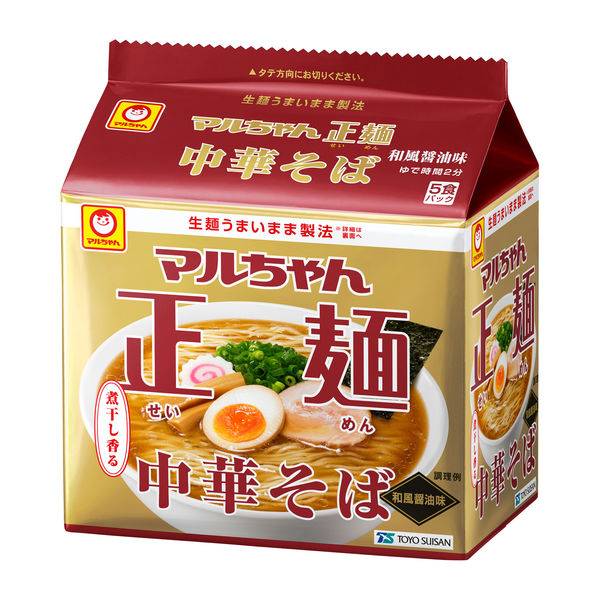 東洋水産 マルちゃん正麺 中華そば 和風醤油味 袋麺 1セット（30