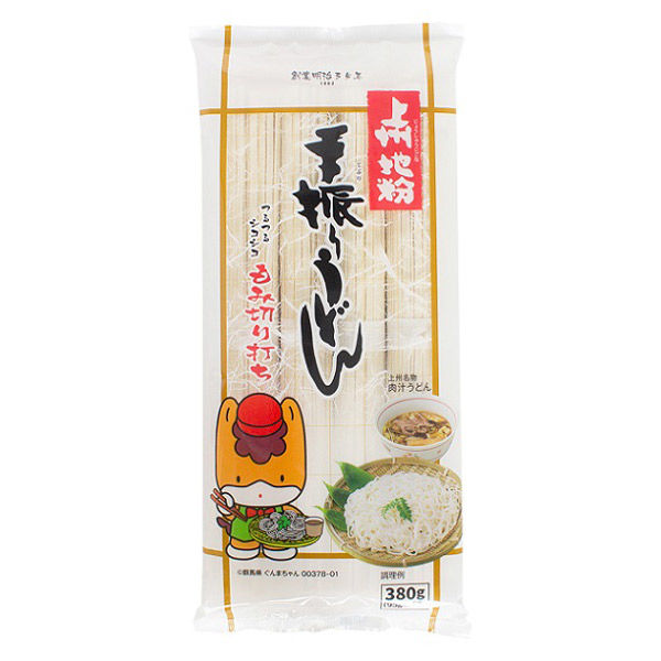 星野物産 上州地粉手振りうどん 380g 1セット（1個×2）乾麺 アスクル