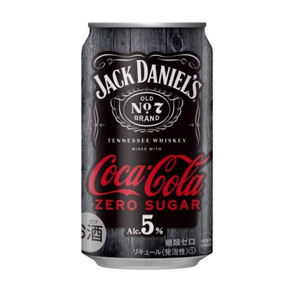 ジャックダニエル＆コカ・コーラ ゼロシュガー 缶 5％ 350ml 1セット