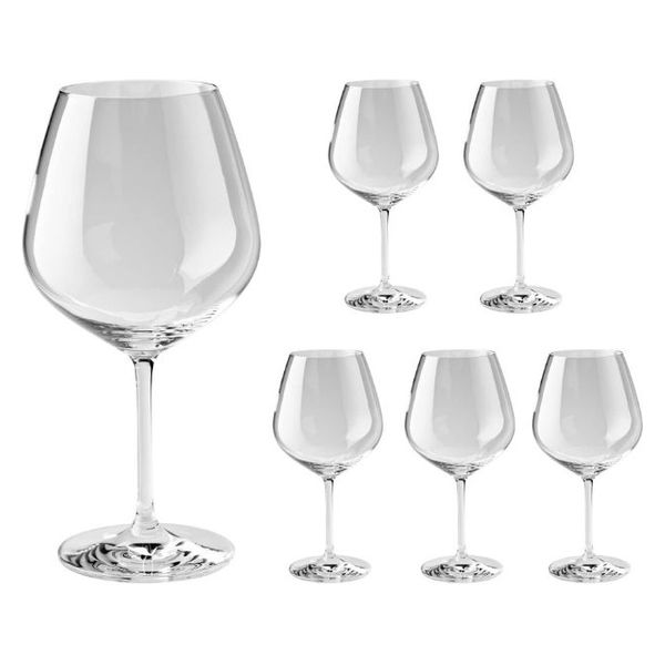 フンメル人形ワイングラス　全6点セット フィネス / 赤ワイン 437ml（2個 / 6個セット） – ツヴィーゼル