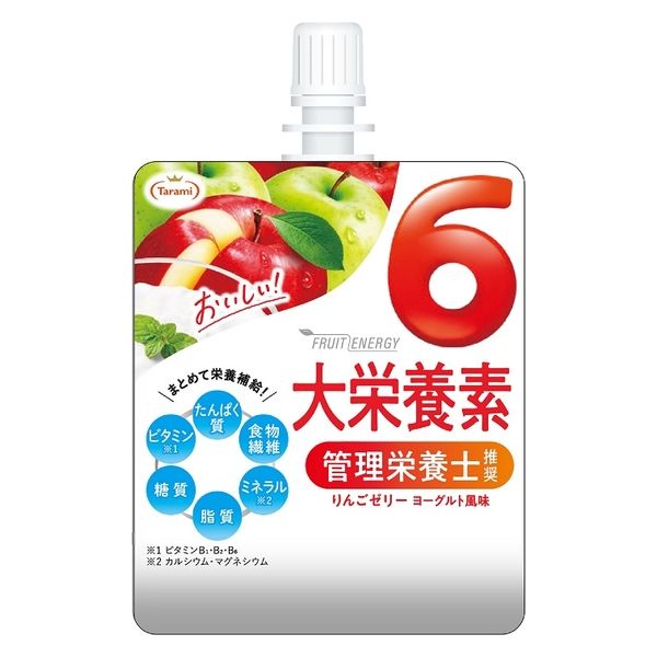 FRUIT ENERGY6大栄養素りんごゼリー ヨーグルト風味 1セット（1個×6 
