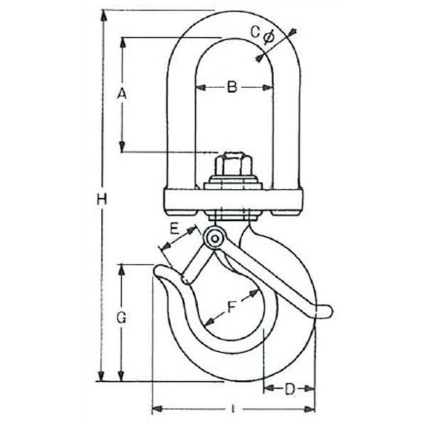 イーグルクランプ 絶縁つりフック IHM-3 1PC（直送品） - アスクル