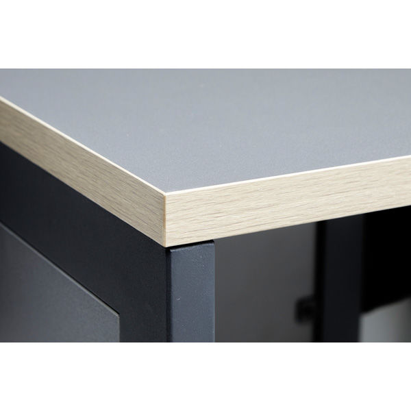 【軒先渡し】SMILE CORP RITZY HORN ハイデスク 幅1200×奥行450×高950mm アイロングレー 720021 1台（直送品） RITZY HORN アイロングレー