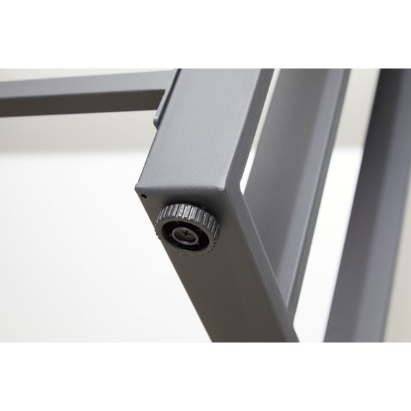 【軒先渡し】SMILE CORP RITZY HORN ハイデスク 幅1200×奥行450×高950mm アイロングレー 720021 1台（直送品） RITZY HORN アイロングレー