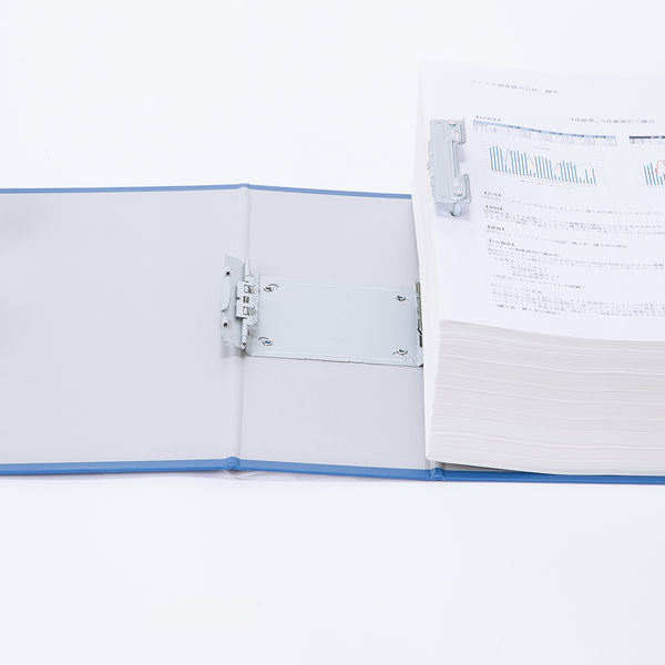 ASKUL A4 パイプ式ファイル 10個セット 新品×3 中古×7 復活特別価格】アスクル パイプ式ファイル A4タテ 両開き エコノミー