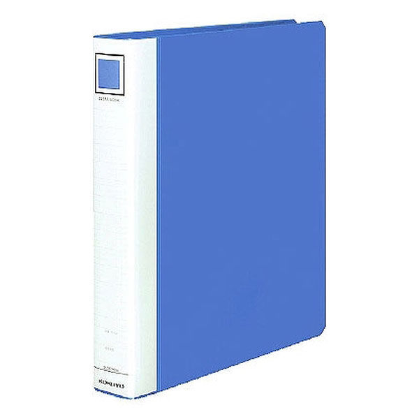 コクヨ クリヤーブック タフボディ（替紙式） A4タテ 青 ラ-J740B 1箱