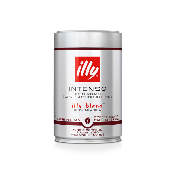 【コーヒー豆】イリー（illy)ブレンド　ダークロースト（インテンソ） 1箱（250g×12缶入）