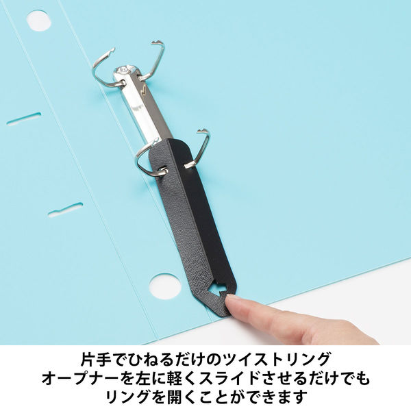 20冊セット リング式ファイル ダークグレー Amazon | Kinstar リングファイル A4 2穴 10冊 縦 ファイル