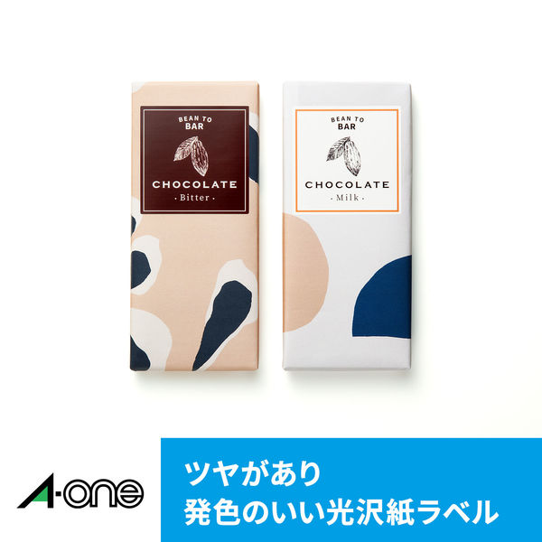 エーワン ラベルシール パッケージラベル インクジェット 光沢紙 白 A4 24面 丸型 1袋（10シート入） 29223 - アスクル