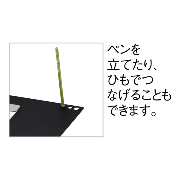 アール・エフ・ヤマカワ　A3スチール記帳台　ブラック　幅560×奥行350×高さ1082mm RFKCD-A3BK　1台