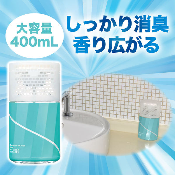 アスクル限定】トイレの消臭剤 置き型 せっけんの香り 1セット（3個） エステー 消臭芳香剤 オリジナル - アスクル