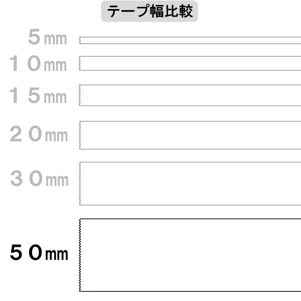 アスクル 両面テープ カッターなし 幅50mm×20m オリジナル - アスクル