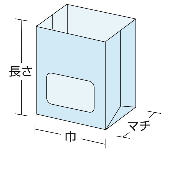 福助工業 ルックバッグ No.4S 未晒し 0210420 1袋（100枚入） - アスクル