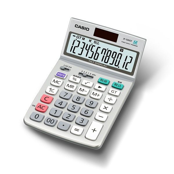 カシオ計算機 グリーン購入法対応電卓 JF-120GT-N - アスクル
