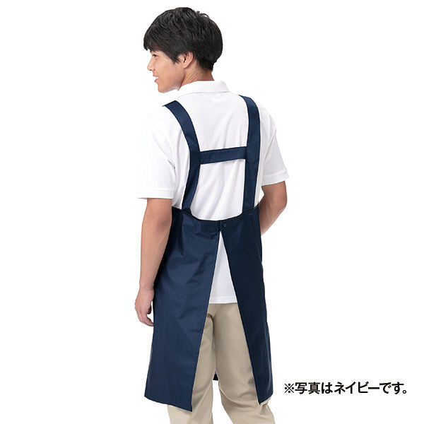 高評価！ KAZEN 撥水エプロン グリーン M 501-92（直送品） - アスクル 介護用衣類