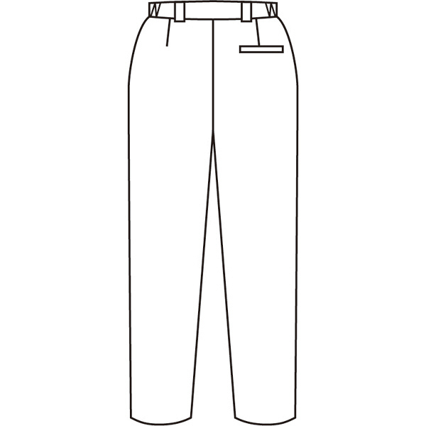 住商モンブラン パンツ（メンズ） 医療白衣 白 3L 72-891（直送