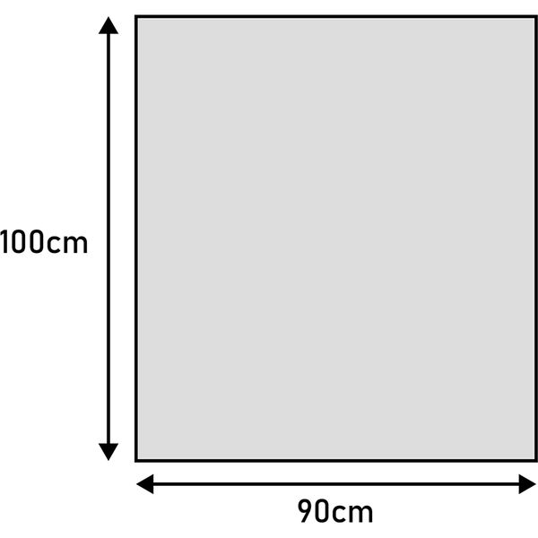 業務用ポリ袋（規格袋） LDPE・透明 90L（90号） 900mm×1000mm 1袋（10 