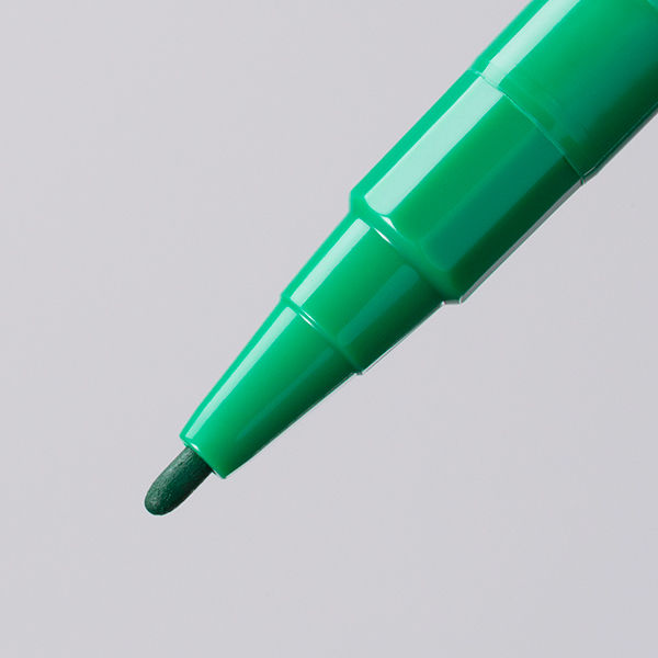 紙用マッキー 細字/極細 詰め替えタイプ 緑 水性ペン ゼブラ - アスクル