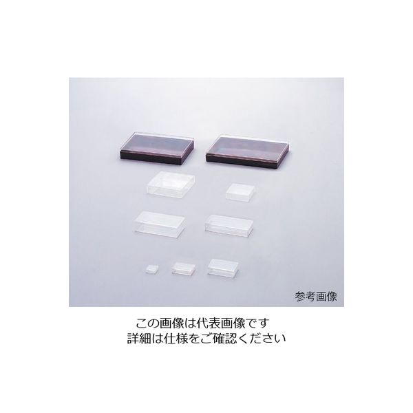 アズワン スチロール角型ケース 30個 75×50×18mm 3カタ 1箱(30個