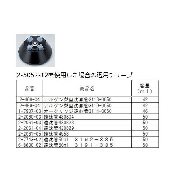 アズワン 遠心機CNー1050/CNー2060用ローター 50mL×4本 RA-5004 アズワン 遠心機CNー1050/CNー2060用ローター 50mL×4本 RA-5004