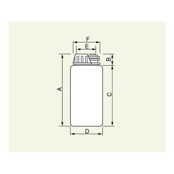 超人気ブティック アイボーイ(ケース販売) アズワン PP細口びん 5-001 100入 50mL 実験用器具・消耗品
