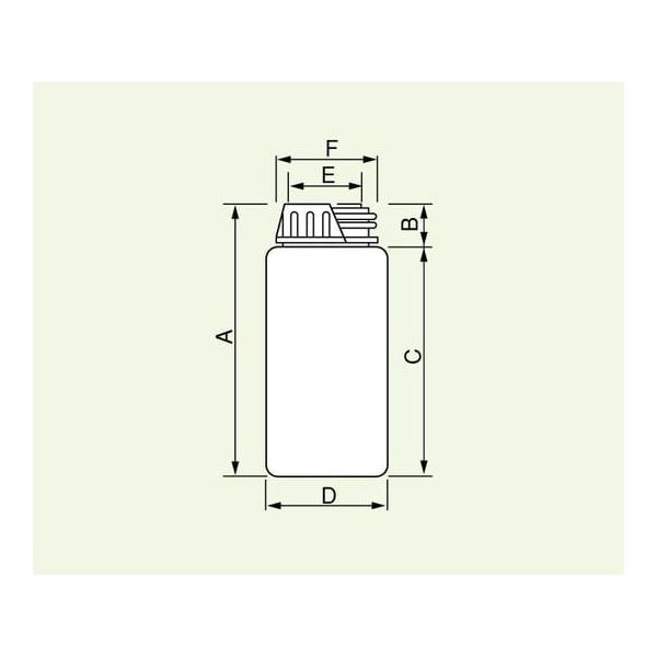 アズワン アイボーイ(ケース販売) PP細口びん 100mL 100入 5-001-52 1