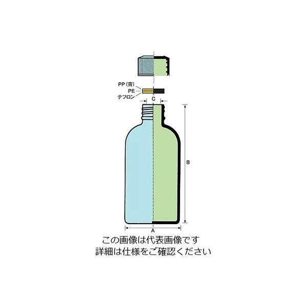 マルエム 細口規格瓶 褐色 100mL 100本入 LT-100 1箱（100個） 5-131-04（直送品） - アスクル