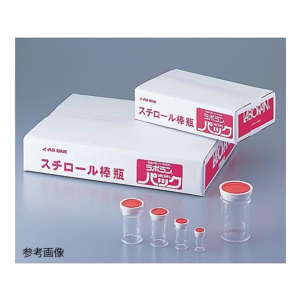 激安ブランド アズワン ラボランスチロール棒瓶 25mL 100+10本入 S-25 1箱(110 研究室用品