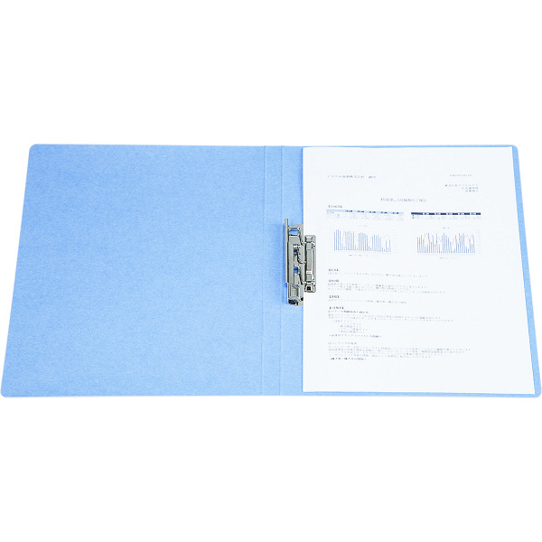ビュートン エコノミーZファイル A4タテ ブルー 1箱（10冊入） - アスクル