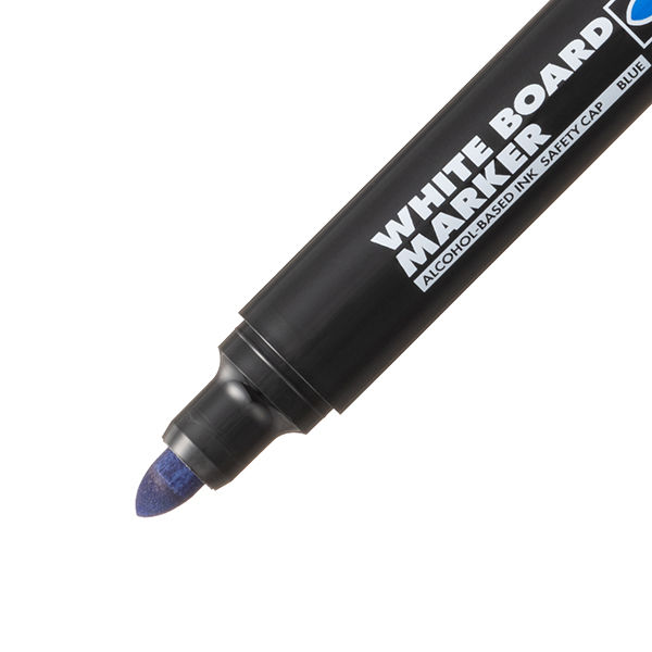 （まとめ）コクヨ 再生樹脂油性マーカーツイン太字+細字 赤 PM-42NR 1セット（10本）〔×5セット〕