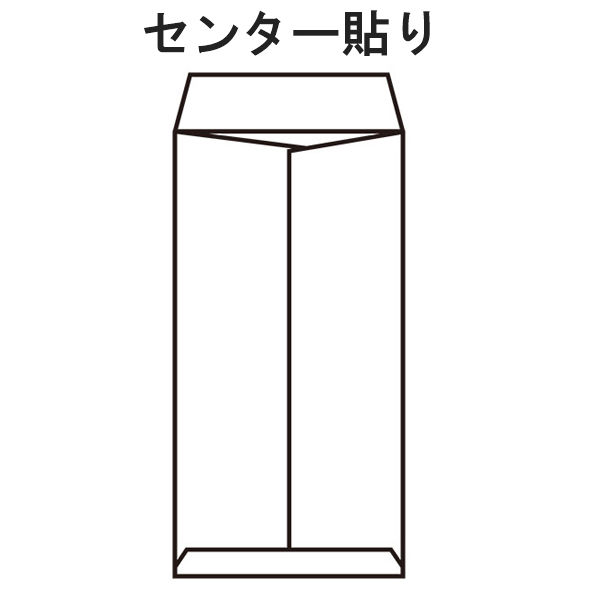 寿堂 コトブキ封筒（クラフト・センター貼り） 角1 500枚 - アスクル