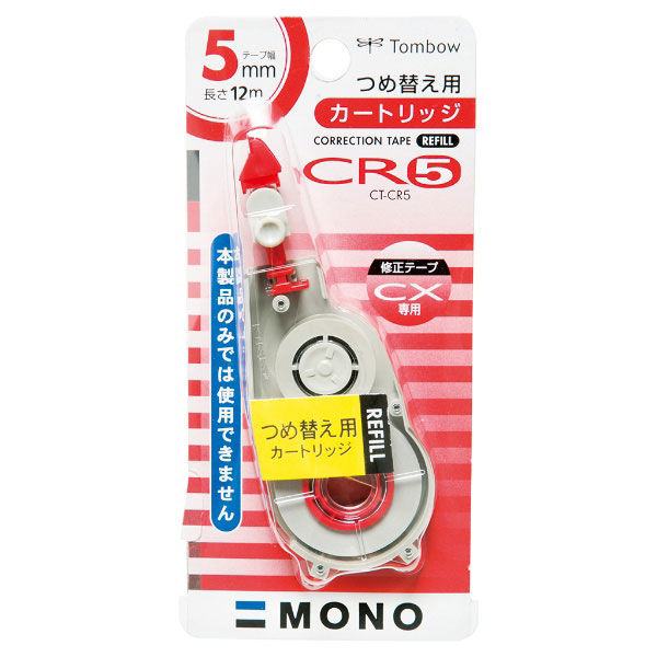 トンボ鉛筆【MONO】修正テープ モノCX 5mm 詰め替えカートリッジ CT