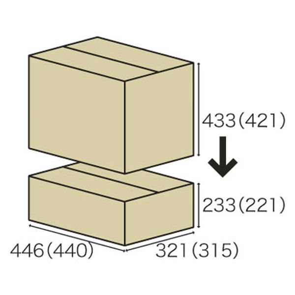BCP-A3 100個入り　新品未開封品　1箱のお値段 宅配80サイズ】宅配80サイズのダンボール箱 | 宅配サイズ80(300