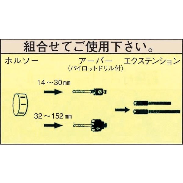 エスコ（esco） 152mm ホールソー［LENOX］ 1個 EA823L-152（直送品