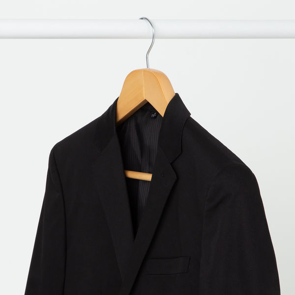 <単品購入可能>① LARDINI 木製 ジャケット 純正ハンガー 木製プレミアムハンガー ジャケットハンガー 1セット（10本：1本
