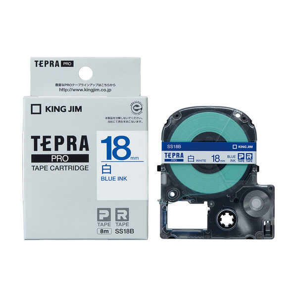 キングジム テープカートリッジ 喜ばしく テプラPRO 6mm SS6K 白 1個 キングジム テープカートリッジ 喜ばしく テプラPRO 6mm SS6K 白 1個