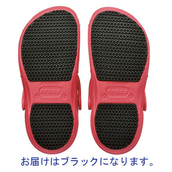 ワークサンダル】 クロックス ビストロ ブラックM6／W8 10075A