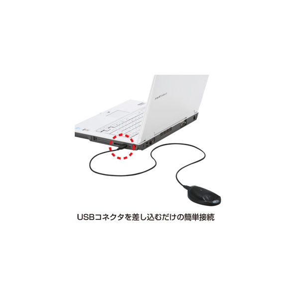 サンワサプライ WEB会議高感度USBマイク MM-MCUSB22 1個 - アスクル